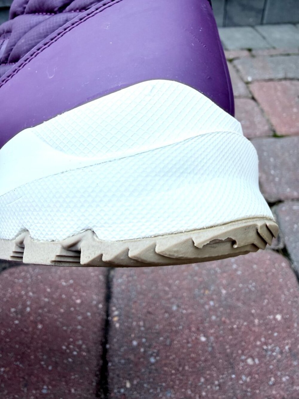 The North Face ThermoBall Progressive Zip Boots Womens 11 Purple Insulated - Picture 8 of 11